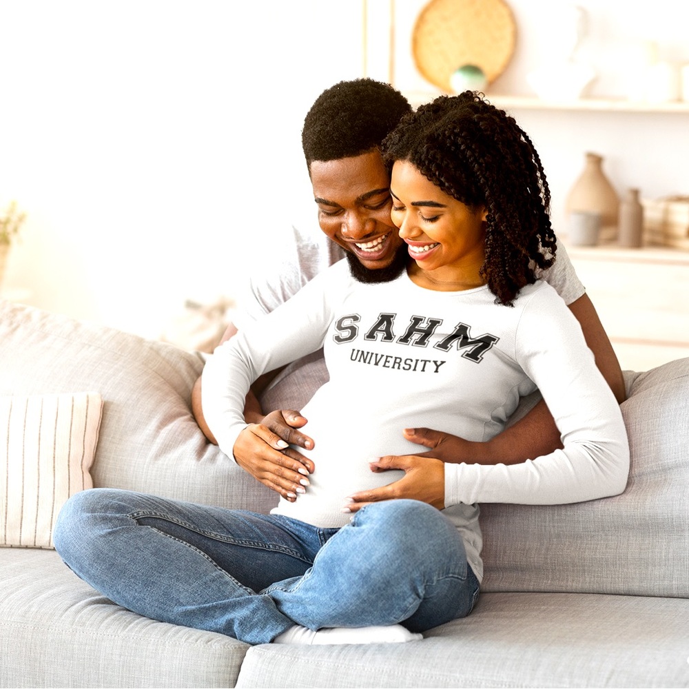 SAHM (stay at home mom) Long sleeve T shirt